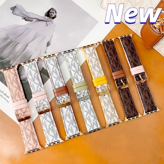 Dây Da Cao Cấp Cho Đồng Hồ Thông Minh Apple Watch 6 Se 5 4 40mm 44mm Mk Kích Thước 6 / 5 / 4 / 3 / 2 / 1