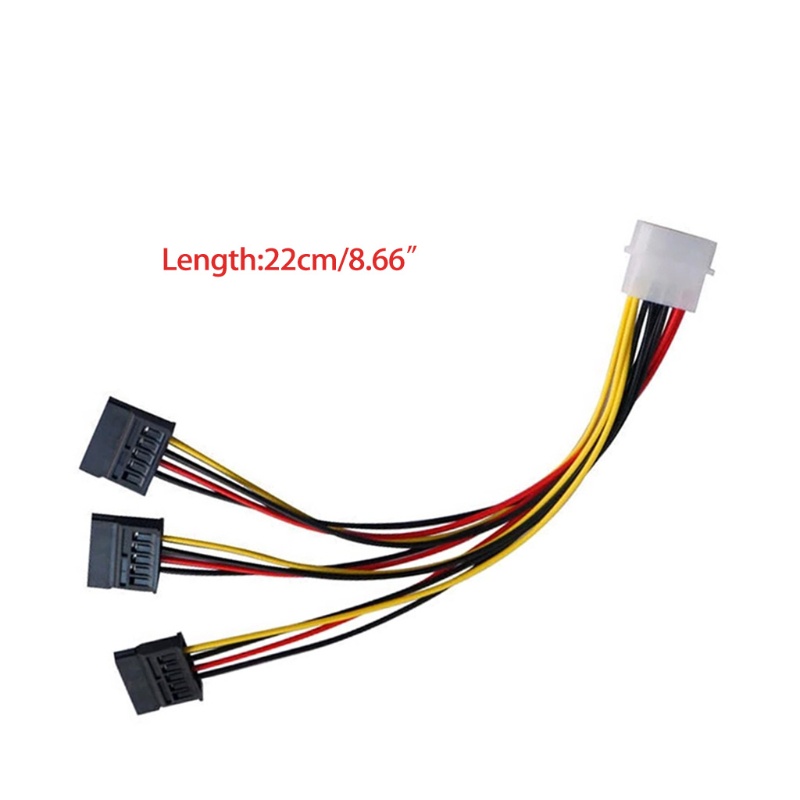 Dây cáp chuyển đổi từ ổ cứng IDE 4Pin sang SATA 1 sang 3