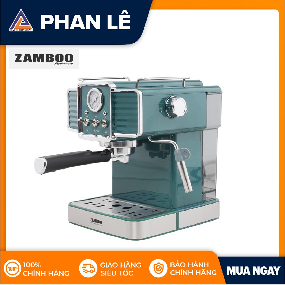 [Mã ELHADEV giảm 4% đơn 300K] Máy pha cà phê Espresso Zamboo ZB90-PRO