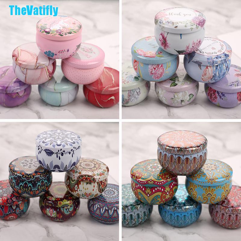 Bộ 6 Hộp Đựng Nến Diy Tiện Dụng