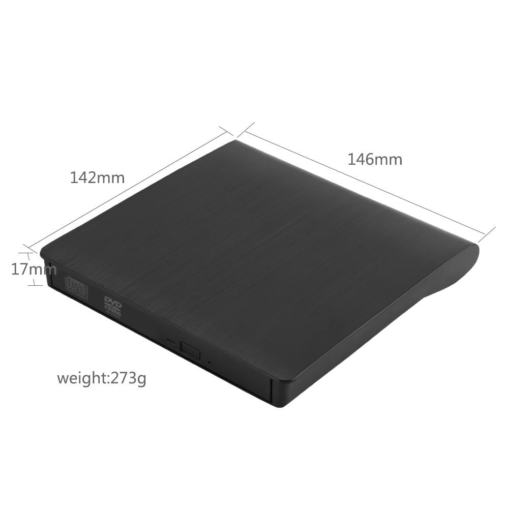 USB 3.0 External DVD/CD Drive Burner Slim Portable Drive