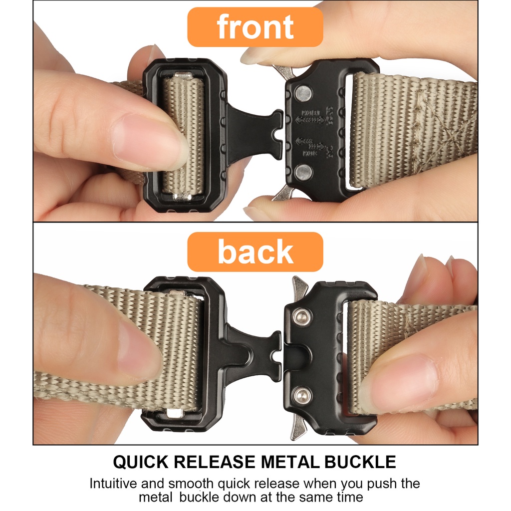 Vòng Cổ Nylon Khóa Kim Loại Cho Chó K9