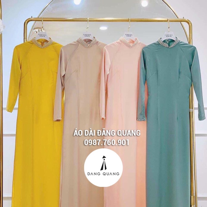 Áo dài truyền thống 2 tà lụa xịn cao cấp