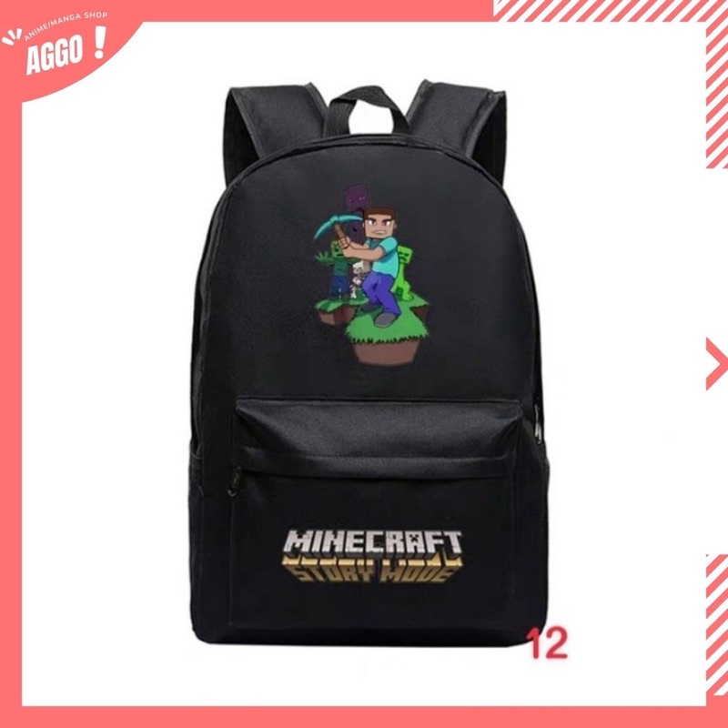 Balo Đi Học Trò Chơi Minecraft Cực HOT