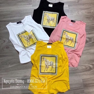 Áo pull nữ hoạ tiết ngựa