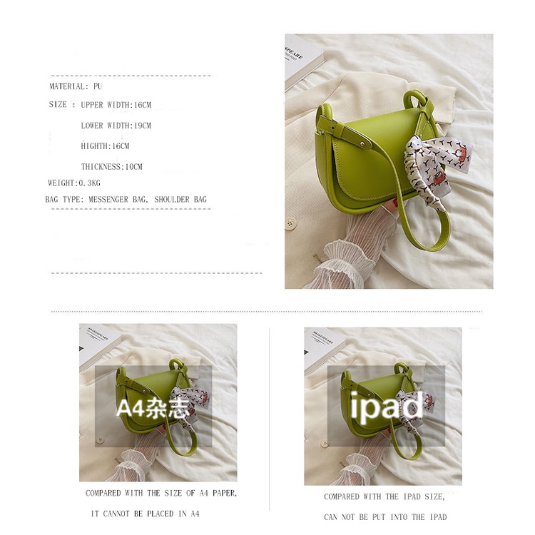 ENVIROSAX Túi yên gió IG thời trang mới túi đeo vai đơn giản túi yên đơn giản