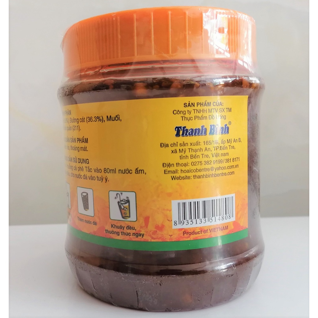 [Hủ 900g] TẮC XÍ MUỘI (Thức uống giải khát) [VN] THANH BÌNH Calamondin