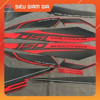 [SALE SỐC] BỘ TEM DÁN XE MÁY YAMAHA EXCITER 150CC RC EDITION ĐỎ ZIN LOẠI 1 KHÔNG ĐẸP NHƯ HÌNH HOÀN TIỀN (SIÊU RẺ)