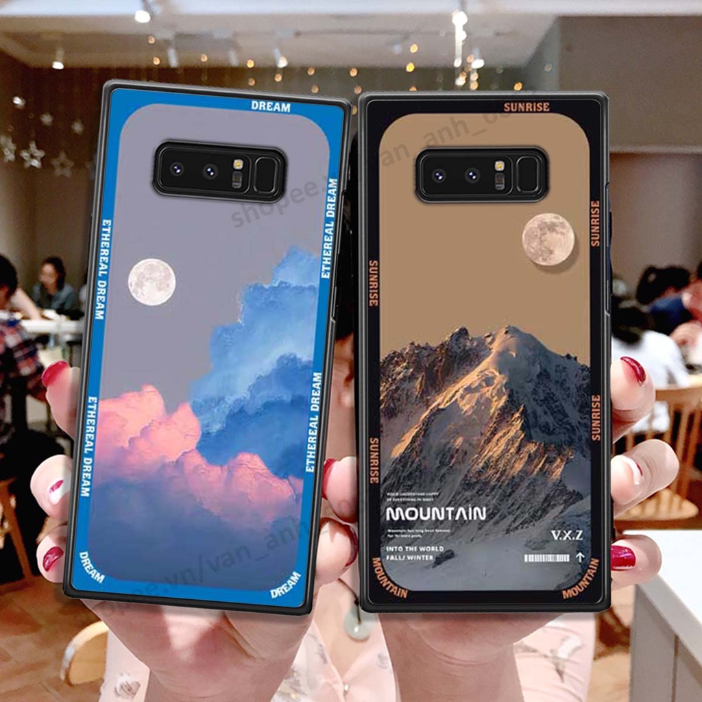 Ốp Samsung Note 8 hình vũ trụ, mountain, cloud phong cách cá tính