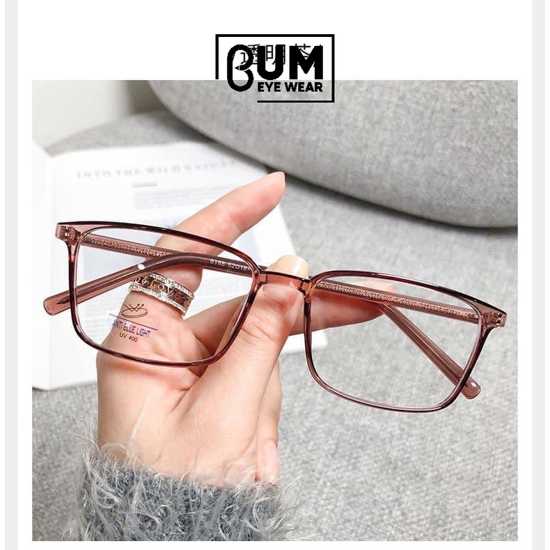 Gọng kính vuông nam nữ🎉 Bán lỗ xin 5*🌺🌺 trẻ trung thanh lịch