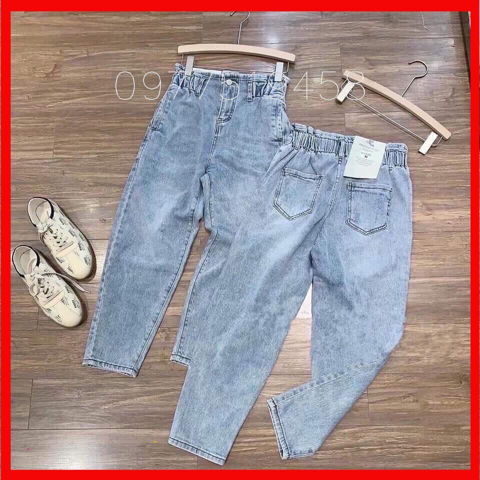 ⚡️SIÊU HOT⚡️QUẦN JEAN BAGGY CẠP CHUN TÔN VÒNG 3 - Hàng Bán Shop [Chuẩn Hàng Loại 1 Co Giãn Tốt)