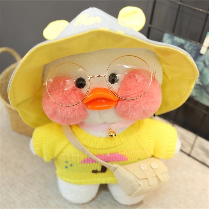 Đồ chơi nhồi bông hình chú vịt hoạt hình đáng yêu 30cm