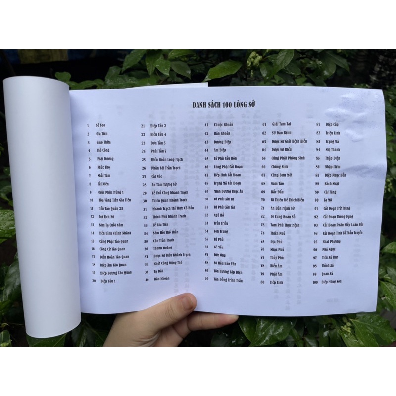 100 lòng sớ Hán - Việt tham khảo