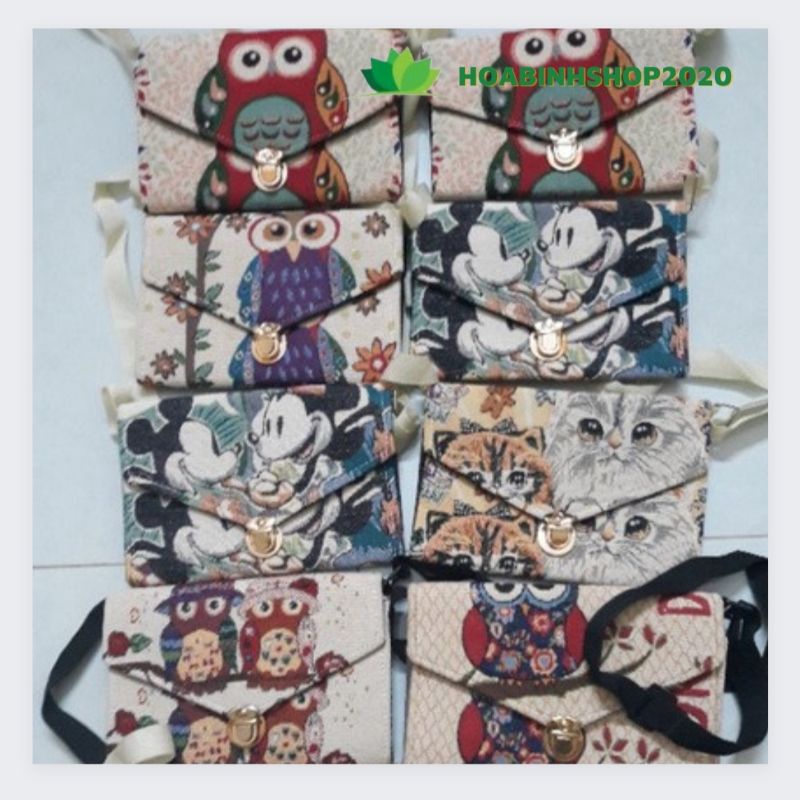 TÚI THỔ CẨM ĐEO CHÉO CUTE