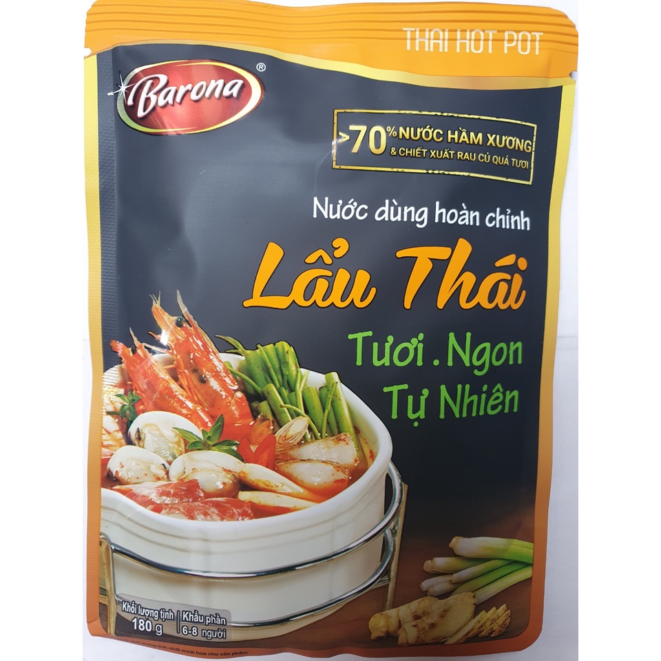 Nước dùng hoàn chỉnh Lẩu Thái Barona