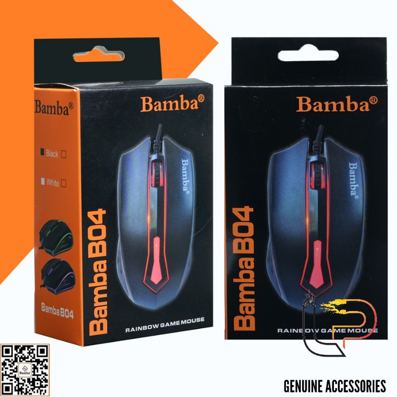 CHUỘT QUANG LED BAMBA B04 - MOUSE BAMBA B04 CHUYÊN GAME LED