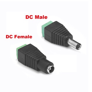 1 cặp đầu nối dc đực cái 2.1 * 5.5mm bnc cho cctv camera dải đèn led