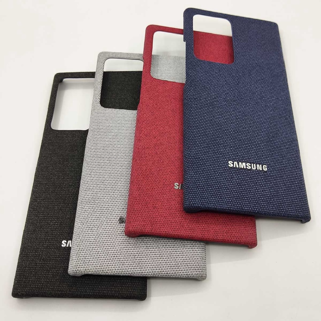 Ốp Điện Thoại Vải Canvas Phối Da Cho Samsung Galaxy Note 20 Ultra S21 Ultra Plus Note20 Note 20 Note 20