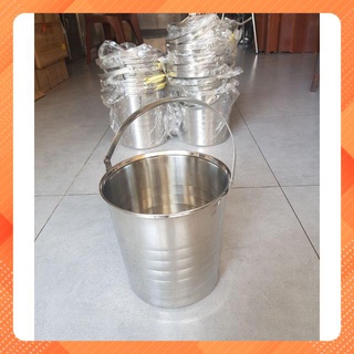 Xô đá inox có qua 20 cm