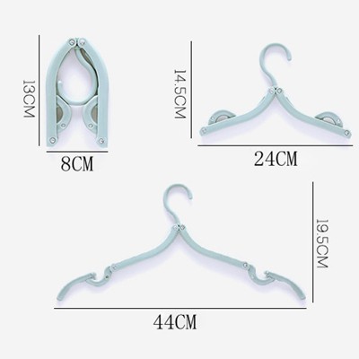 Móc nhựa treo quần áo gấp gọn thông minh Store4girls