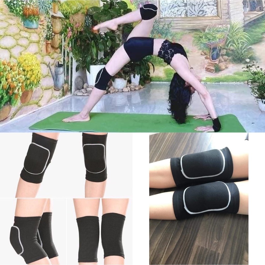 1 đôi Miếng đệm đầu Gối Đệm Khuỷu Tay Yoga Thể Thao Ngoài Trời Bảo Vệ Chống Rơi Đồ Bảo Hộ Yoga Dày Bọt Biển