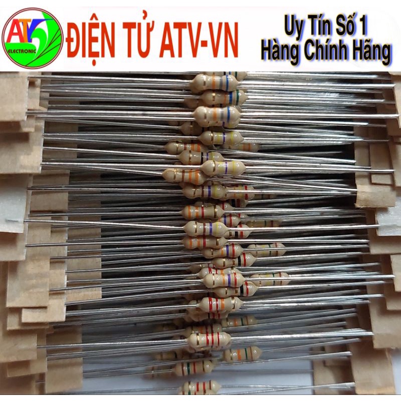 50 điện trở 430k 1/4W 5% hàng xịn chân đồng to