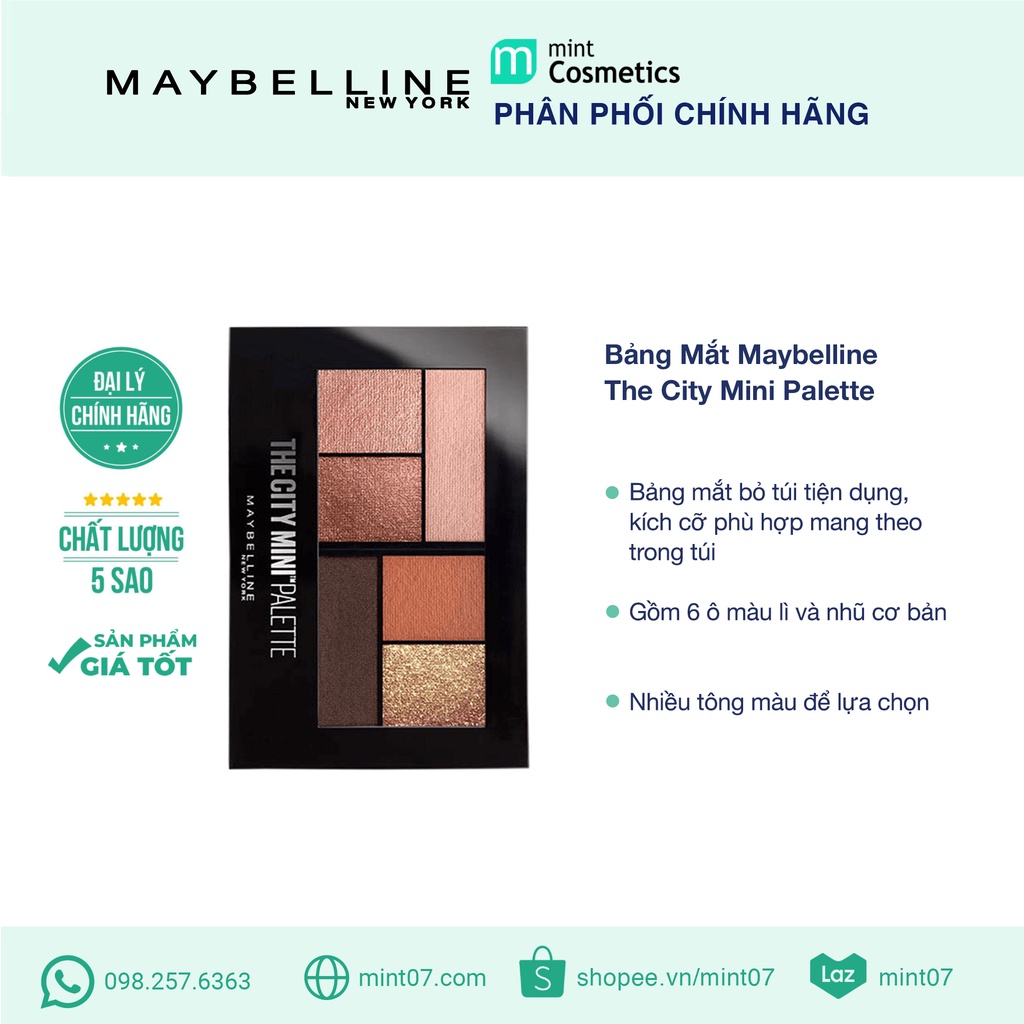 Bảng Mắt Maybelline The City Mini