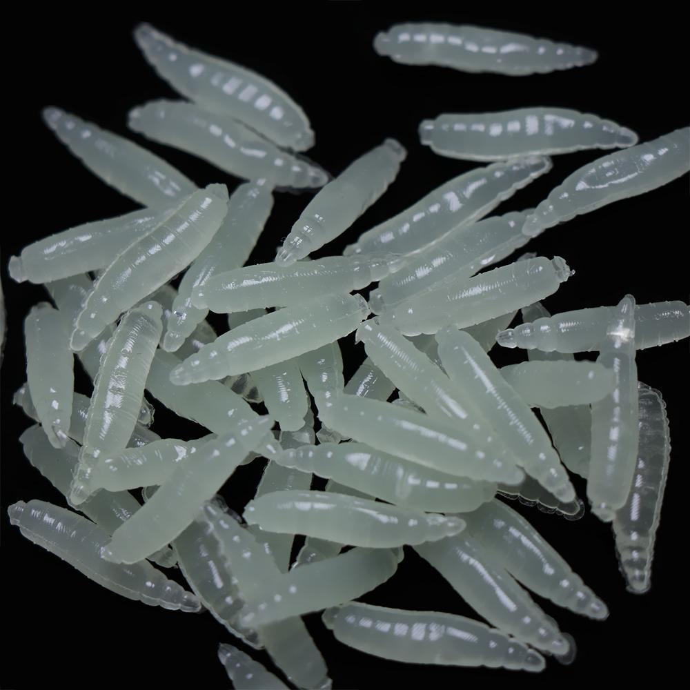 50 Mồi Giun Giả Câu Cá Bằng Silicon
