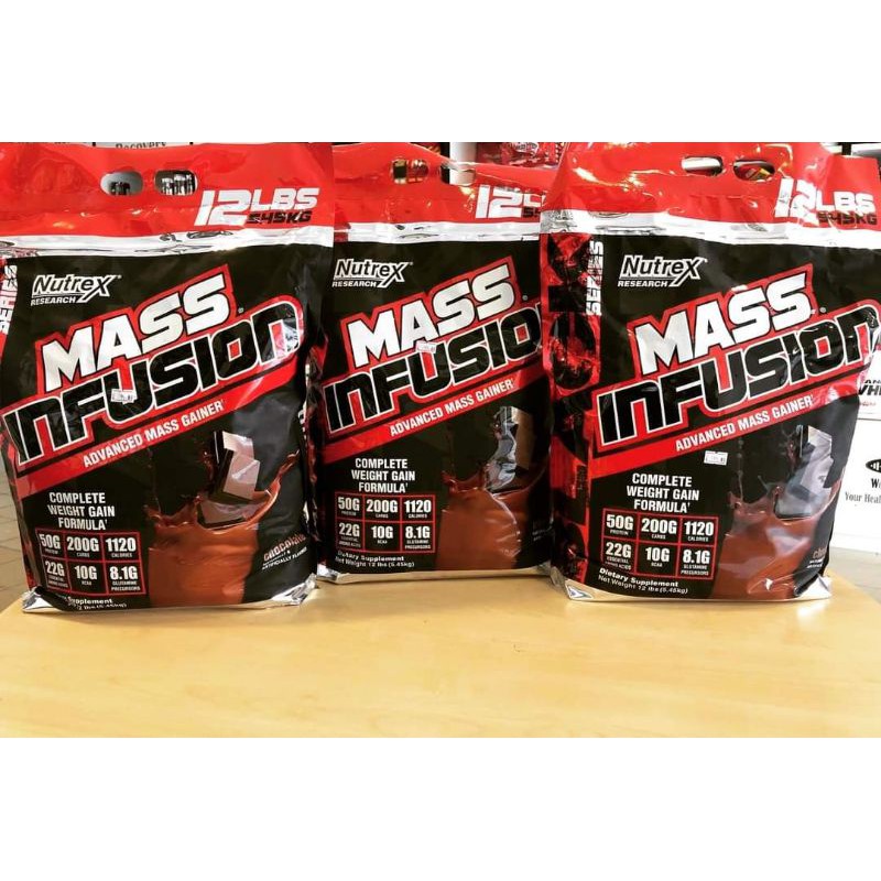 Nutrex MASS INFUSION TĂNG CÂN TĂNG CƠ 5,45 Kg Giá sinh viên