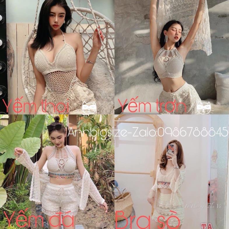 Áo yếm/bikini/bra đi biển BIGSIZE 55-85kg !