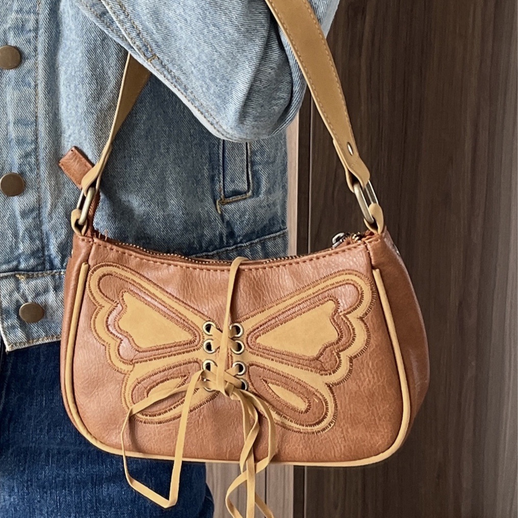 Túi Xách Đeo Vai Thêu Nơ Thời Trang Pháp Kiểu Retro Sành Điệu