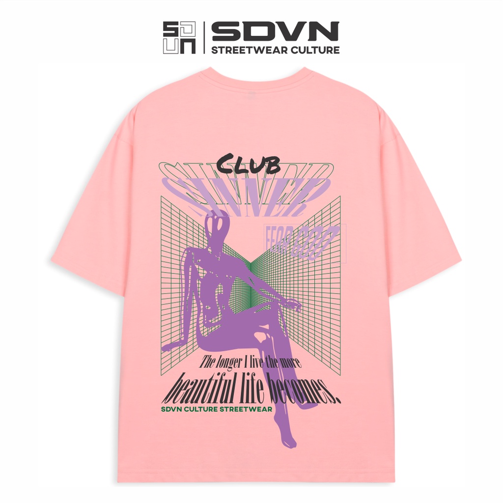 Áo Thun Cotton Unisex Nam Nữ SDVN Club