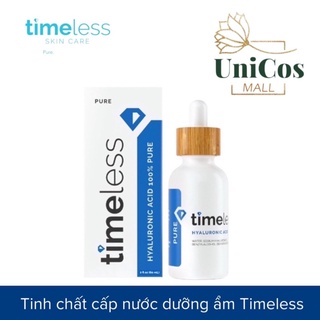[Bill Hãng] Tinh Chất Cấp Nước Dưỡng Ẩm Timeless Hyaluronic Acid Pure Serum 30ml
