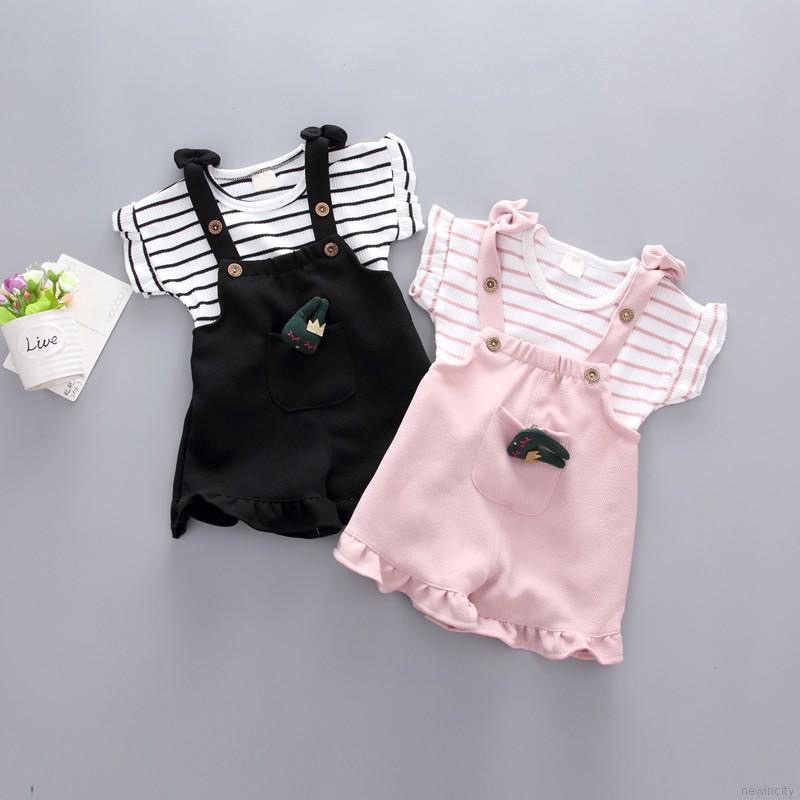 Set yếm kèm áo rời cho bé