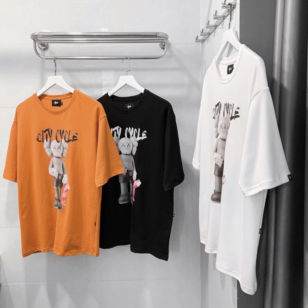 Áo thun tay lỡ Kaw gone form rộng Jiang Store - Áo thun oversize Unisex chất cotton mềm mịn