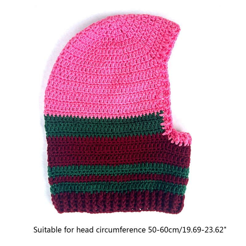 Khăn Trùm Đầu Chống Gió Dệt Kim Dày Dặn Cho Hoạt Động Ngoài Trời