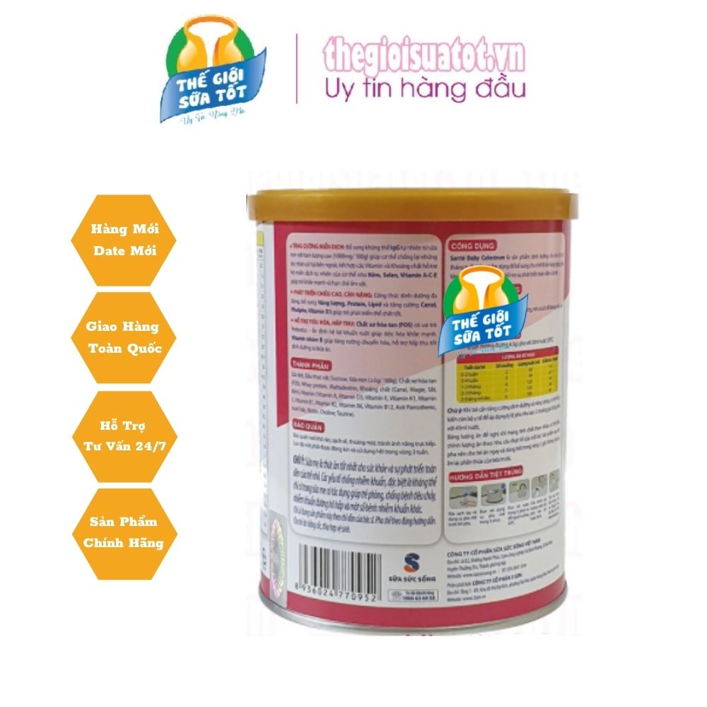 Sữa Sức Sống Santé Baby Colostrum 800Gr - Bổ Sung Dinh Dưỡng Giúp Trẻ Phát Triển Toàn Diện thegioisuatot