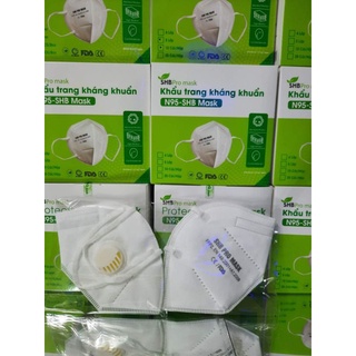 Khẩu trang n95-shb mask có van, hộp 10 cái