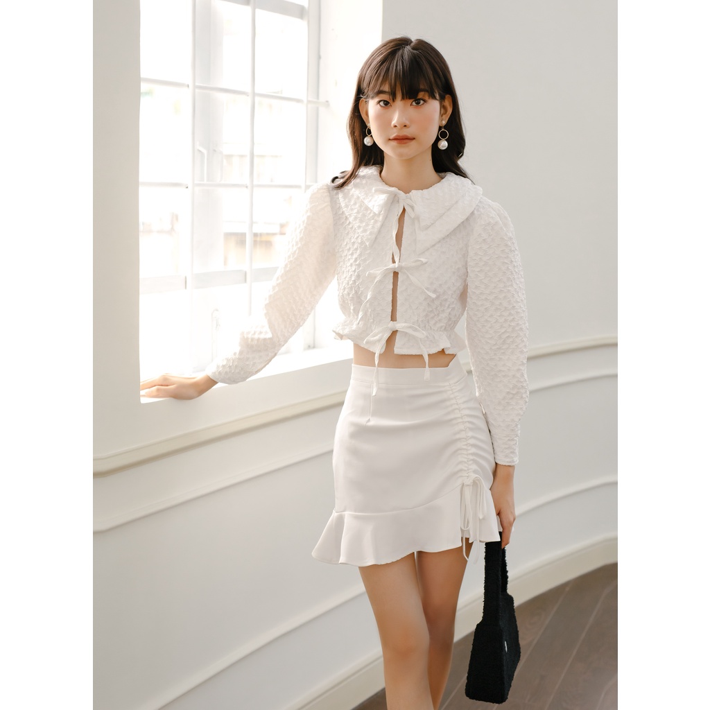 SKIN by NUDIEYE - Áo cột nơ Mae Tie Top