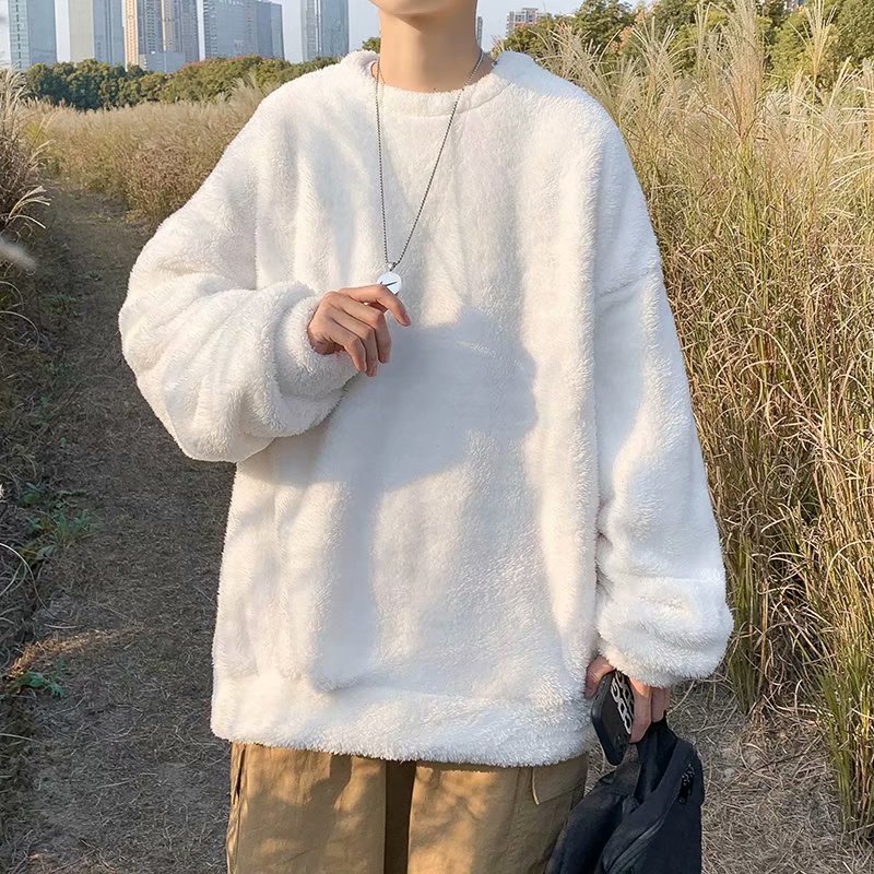 Long Sleeve Round Neck 2 Colors White Black Fashion 2020 Youth