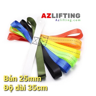 Dây polyester hai đầu mắt cột chở hàng hóa, xe máy, pallet