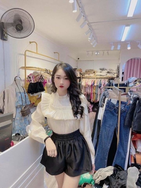 Áo sơ mi OGANZa màu be | BigBuy360 - bigbuy360.vn