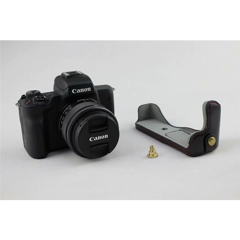 Ốp Da Pu Bảo Vệ Máy Ảnh Canon EOS M50 EOSM50II