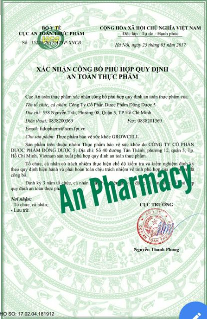 Growcell Growsel Growskin hộp 30 viên