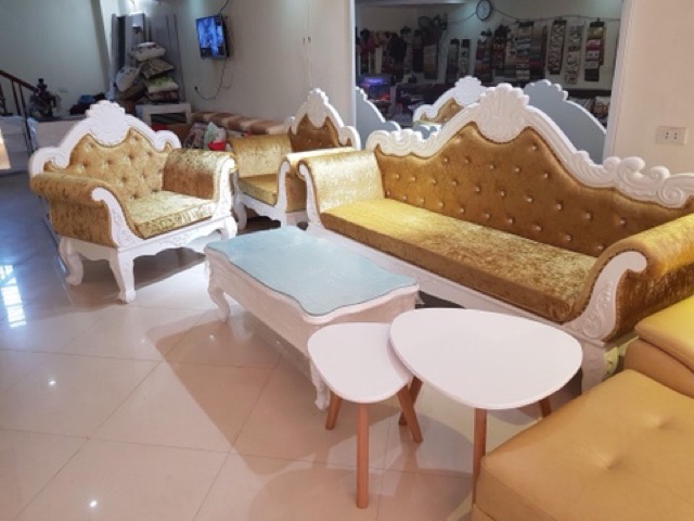 [Mã LIFEBKM1 giảm 10% tối đa 1 triệu đơn từ 500k] Ghế sofa tân cổ điển SF01