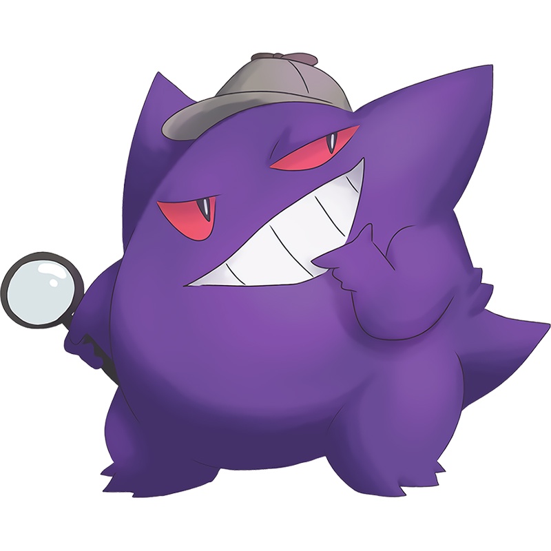 Miếng Dán Ủi Quần Áo DIY Hình Pokemon Gengar