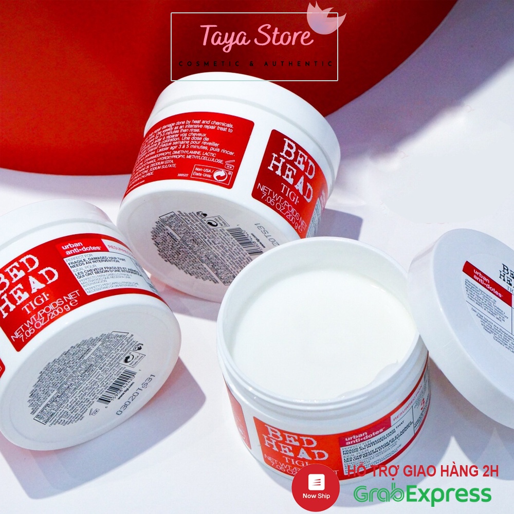 Ủ tóc Tigi Bed Head 200g Kem ủ tóc Tigi dành cho tóc hư tổn, xơ rối, gãy rụng