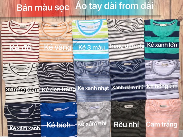 ÁO TAY DÀI SỌC KẺ. HÀNG VNXK | WebRaoVat - webraovat.net.vn