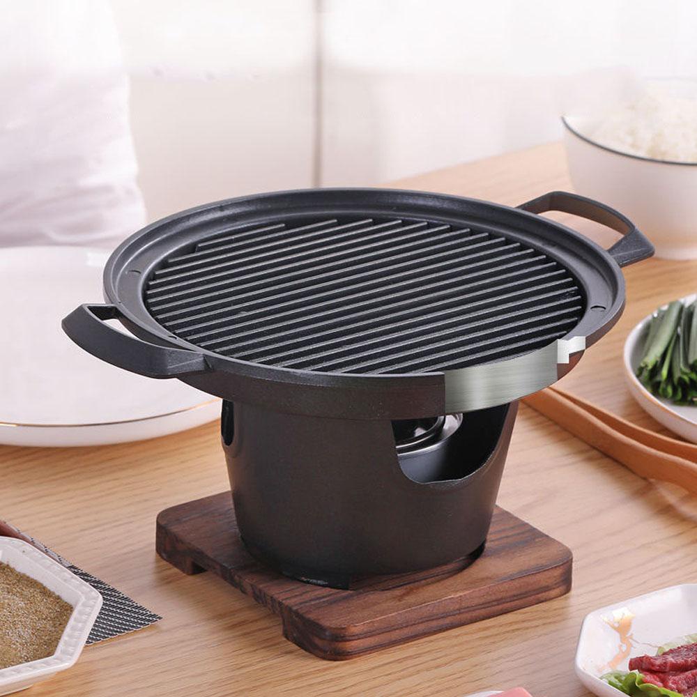 Vỉ Nướng BBQ Mini Bằng Hợp Kim Nhôm Tiện Dụng Cho Gia Đình
