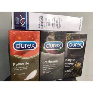 Combo trọn bộ siêu phẫm Durex+Gel KY